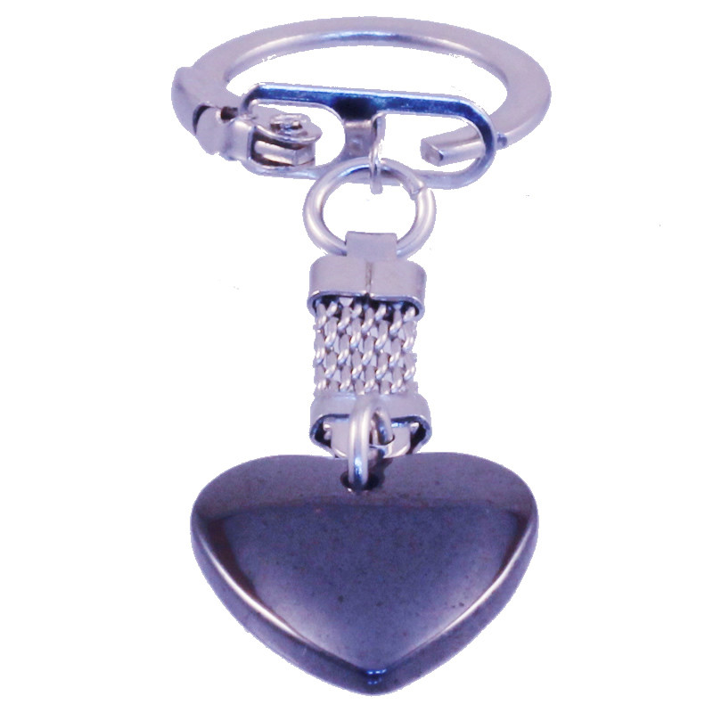432007 - Брелок гематит Сердечко