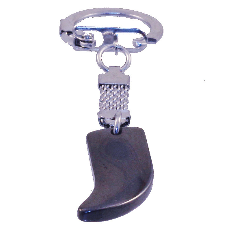 432012 - Брелок гематит Клык