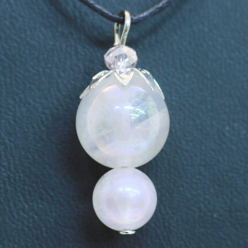 421054 - Подвеска ягодка из кварца розового